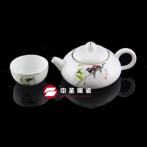 8头骨瓷咏春茶具ZS00130
