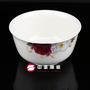 5寸碗低骨瓷  淄博陶瓷餐具