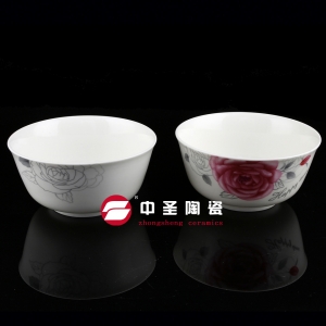 5.5寸碗低骨瓷  淄博陶瓷餐具