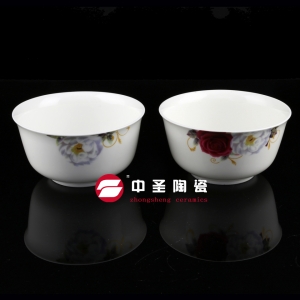 5寸碗低骨瓷  淄博陶瓷餐具
