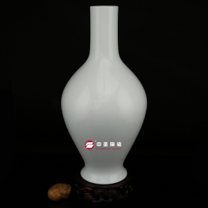 观音瓶——中圣青玉骨瓷瓶